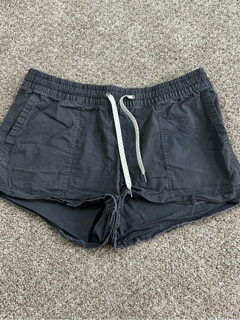 Vuori Women's Black Athletic Drawstring Shorts
